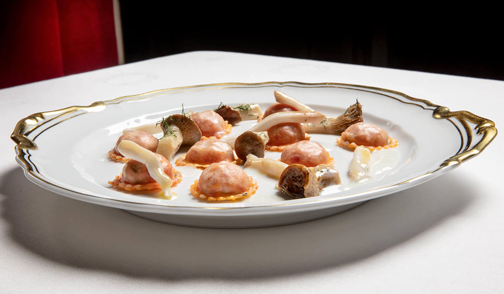 Il funghi nel menù del ristorante "Del Cambio" di Matteo Baronetto